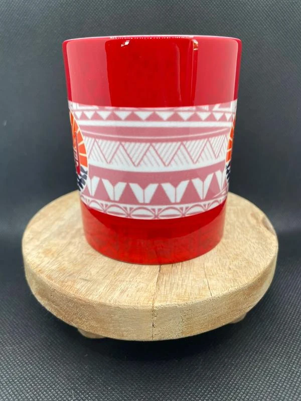 ☕ Caneca de Cerâmica – Taiti • Tatuagem Polinésia • Patutiki 🌺🌊 – photo 2